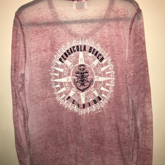 U.S. VINTAGE Pink Burnout Pensacola Graphic Tee - Picture 5 of 10